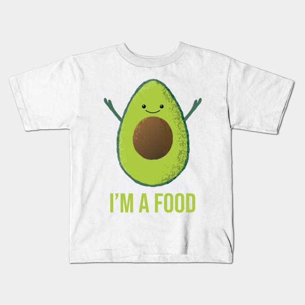 avocado tshirt vegan Kids T-Shirt by King Tshirts